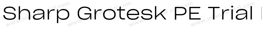 Sharp Grotesk PE Trial Medium 23字体转换